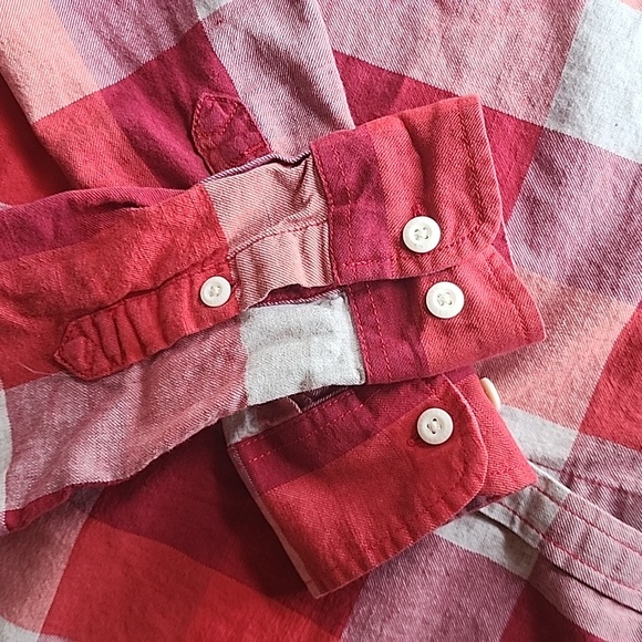 Harley Davidson Long Sleeve Red Flannel Women's Medium - Picture 13 of 13